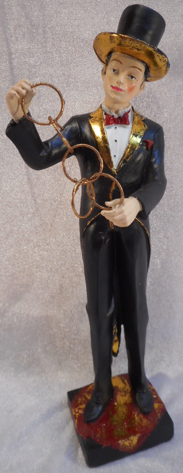 Tischdekoration, "Zauberer Ringe" Figur 22cm